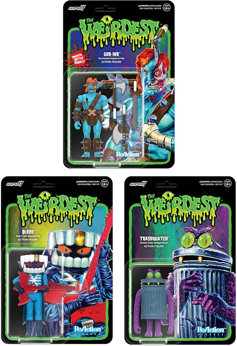 Super7 The Weirdest Bloeoed (Indigo to Hell) - 3.75" The Weirdest Action Figure with Accessory Campy Horror Collectibles and Retro Toys...