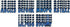Hardline Products Series 200 Factory Matched 3-Inch Boat & PWC Registration Number Kit, Blue/Black - BLBKG200...
