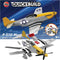 Airfix Quickbuild P-51D Mustang Airplane Brick Building Plastic Model Kit J6016...