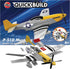 Airfix Quickbuild P-51D Mustang Airplane Brick Building Plastic Model Kit J6016...
