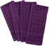 DII Basic Terry Collection Windowpane Dishtowel Set, 16x26, Eggplant Solid, 4 Piece...