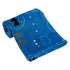 Warner Brothers Batman Blue, Orange, and White with Icons, Emblems, and Triangles Super Soft Baby Blanket...