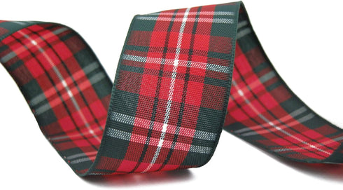 Christmas Ribbon Classic Plaid 1 1/2" x 50 yd...