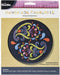 Bucilla Stamped Embroidery Kit, 6-Inch, Denim Bohemian Paisley......