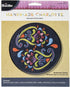 Bucilla Stamped Embroidery Kit, 6-Inch, Denim Bohemian Paisley......
