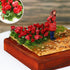Cayway 2 Color Flower Vegetation Groups Flower Cluster Model Grass Tufts Set Miniature Static Scenery Model for DIY Architecture Building Garden S...