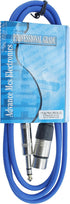 1/4" TRS to 3 Pin XLR Female Pro Audio Patch Cable Balanced and Shielded (6 Foot Feet ft Long, Blue)...
