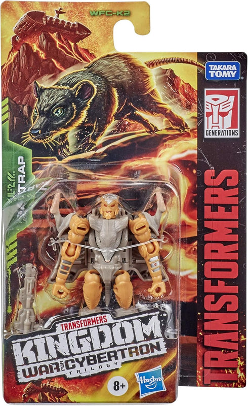 Transformers Toys Generations War for Cybertron: Kingdom Core Class WFC-K2 Rattrap Action Figure - Kids Ages 8 and Up, 3.5-inch...