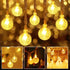 Merdeco Plug in 10ft 20 LED Globe String Lights Indoor Outdoor Decorative Fairy Lights Warm White for Birthday Party Wedding Anniversary Christmas...