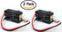 Creative Hobbies Pack of 2, Outdoor Hard-Wired Post Eye Light Control Electric Resistor Photocell Light Sensor, Dusk to Dawn Sensor, Convert Fixtu...