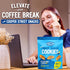 Cooper Street Twice Baked Lemon Blueberry Biscotti Cookies - Light and Crispy Coffee Cookie Bites - Traditional Low Calorie Italian Snacks for Adu...