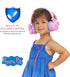 Peppa Pig Over-Ear Headphones for Kids - Adjustable Headband, Stereo Sound, Tangle-Free Cable, Volume Control, and 3.5mm Jack - Perfect for School...