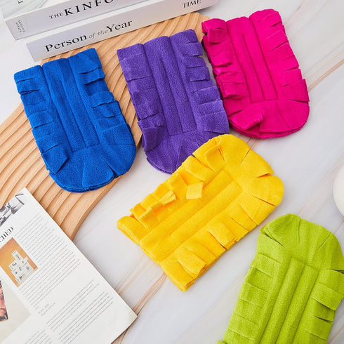 Zubebe 12 Pcs Duster Refill Fleece Refills Hand Dusters Cleaning Reusable Duster Pads Washable Dusters for Cleaning Ceiling Fan Hardwoods Window K...