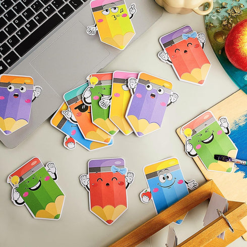 540 Sheets Pencil Sticky Notes Cute Self Sticky Notepads Funny Sticky Adhesive Memo Pads for Kids Students Classroom School Office Gifts Supplies,...
