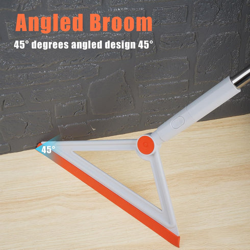 Magic Silicone Broom, Squeegee Broom for Floor, Rubber Broom with 51" Long Handle,Silicone Broom for Cleaning Floor Bathroom Kitchen Tile Marble G...