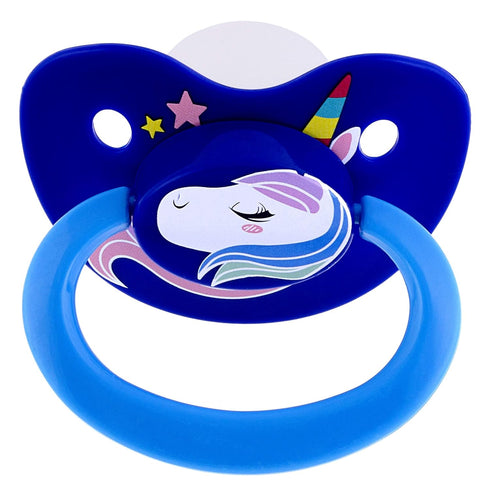 J&Or The Classic Original Adult Sized Pacifier Dummy 2 Units - Delighted Unikorn & Snuggly Cat...