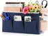 Bedside Caddy Bedside Organizer Bedside Storage Caddy with Fixed Straps and Water Bottle Holder for Home College Dorm Bunk Bed Hospital Bed Crib B...