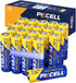 PKCELL AAA Batteries,3A R03P UM4 Battery,1.5V AM4 AAA Carbon Zinc Single Use Triple A Batteries for LED Candles Clock Remote Controls Flashlights ...