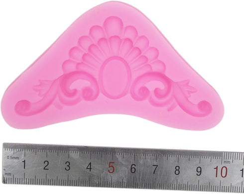 Art Deco Silicone Mold Sugar Craft DIY Gumpaste Cake Decorating Clay...