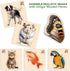 QUOKKA Realistic Wooden Puzzles for Toddlers 1-3 Year Old - 15x15 Inches Kids Puzzles Ages 2-4 - Birds, Animals, Fish, Butterfly Montessori Toddle...