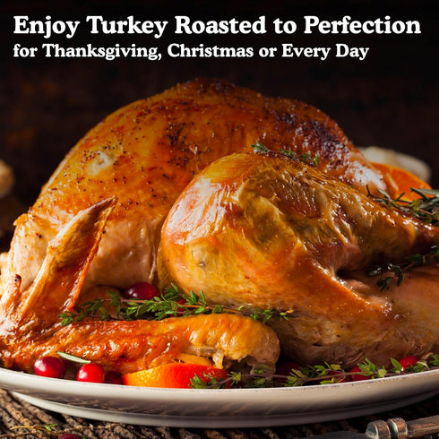 Regency Wraps Turkey Roasting Bags With Twist Ties, Oven Safe Bags for Cooking Flavorful Turkey, Poultry, or Meat with Easy Clean Up, Clear, 20" x...