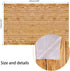 PHOGARY 3PCS Wood Grain Tablecover Wood Print Tablecloth, Rectangular Table Covers for Rustic Wedding Baby Shower Dcoration, Disposable Plastic Re...