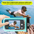 JOTO Up to 7" Universal Waterproof Phone Case for iPhone 16 15 14 13 Plus Pro Max, IPX8 Cellphone Dry Bag 12 11 Pro Max XR X 8 7 6S Plus SE, Galax...