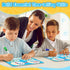Learning Clock for Kids Toddler Teaching Clock Telling Time Dry Erase Board Preschool Kindergarten 1st 2nd Grade School Homeschool Supplies Educat...