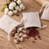 erduoduo Pack of 50 Small Burlap Bags With Drawstring,3x4inch Gift Little Burlap Drawstring Bags,Reusable Small Sachet Bags,Tea Bag...