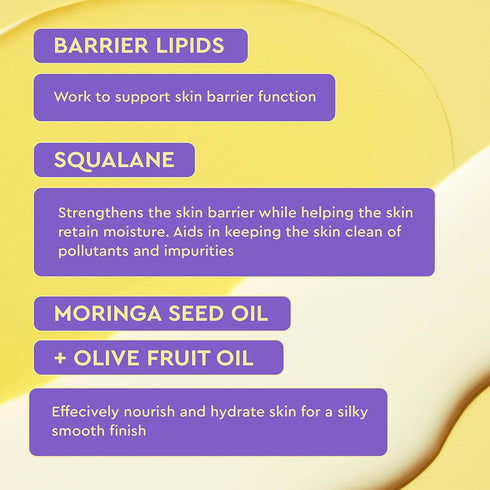 BYOMA Milky Oil Cleanser - Hydrating Facial Cleanser for Skin Barrier Repair - Tri-Ceramide Face Wash for Sensitive Skin & All Skin Types - Deeply...