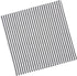 Cackleberry Home Black and White Ticking Stripe Woven Cotton Fabric Napkins 18 Inches Square, Set of 4...