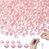 DUQGUHO Crystal Pink Beads,Glass Beads 500 Pcs,Glass Beads for Jewelry Making Loose Beads Bulk Glass Beads for Bracelets Crafts Earring 6/8mm...