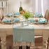 DII Braided Farmhouse Table Runner, 15 x 72 inches, 1-Piece, Aqua...