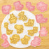 8 Pcs Cookie Cutters, 3D Cookie Cutter with Plunger Stamp, Animal Shape Cookie Molds, Embossing Plastic Biscuit Cutter Set for Kids Fondant Cookie...