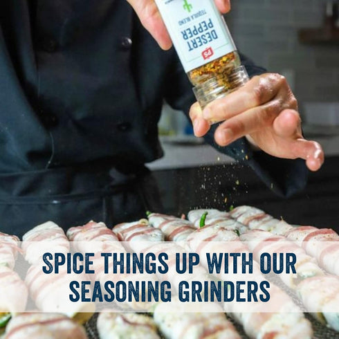 PS Seasoning Desert Pepper- Tequila Blend Seasoning Grinder for Chicken, Pork, Shrimp & Rice, Essential Blend Seasoning with Peppers, Tequila, and...