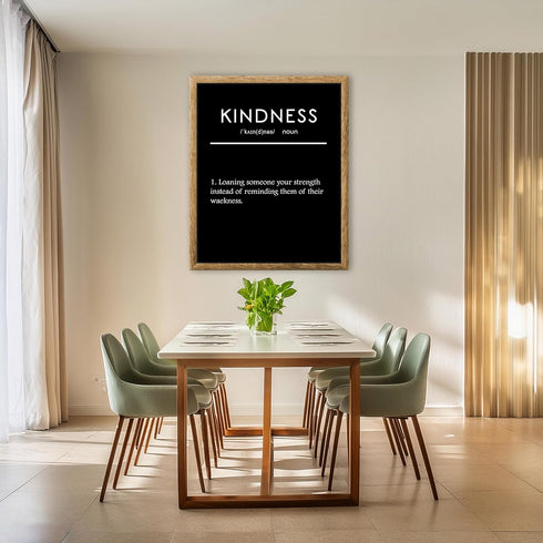 Posterizer 1 pcs-Kindness is Loaning Your Strength-Quotes-Motivational & Inspirational Art- Living Room Bedroom Decor- unframed wall art...