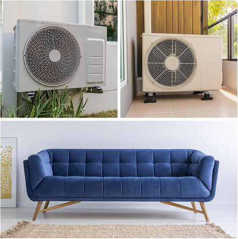 PATIKIL Multi Purpose Rubber Spacer, 6 Pcs 2"OD 0.47"ID 0.8"Thickness Neoprene Round Anti-Vibration Isolation Pads Isolator Rubber Bushings Spacer...