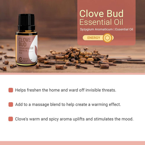 Rocky Mountain Oils Clove Bud Essential Oil - Aromatherapy Diffuser Oils, Topical Massage Oil for Massage Therapy, and Home - 15ml...