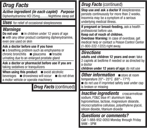 HealthA2Z Sleep Aid 200 Caplets | Diphenhydramine HCl 25mg | Regular Strength Sleeping Pills | Safe & Non-Habit-Forming...