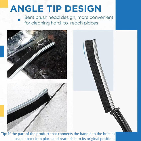 3Pcs Crevice Cleaning Brush Hard Bristle Crevice Cleaning Brush New Multifunctional Corners Cleaning Brush Tool Thin Gap Brush Grout Cleaner Brush...