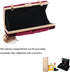 CARIEDO Women's Evening Big Handbag Clutch Velvet Fabric Bridal Purse for Wedding Prom Night Out Party...
