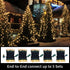 Super-Bright Extendable Warm White Christmas Lights Decoration 100Lights 19.6ft UL Certified Mini Bulb String Lights Set for Outdoor Christmas Tre...