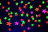 Midnight Glo Black Light Party Supply 78ft Neon Star Garland Hanging Decorations for Birthday, Wedding Decorations Black Light Reactive UV Glow (6...