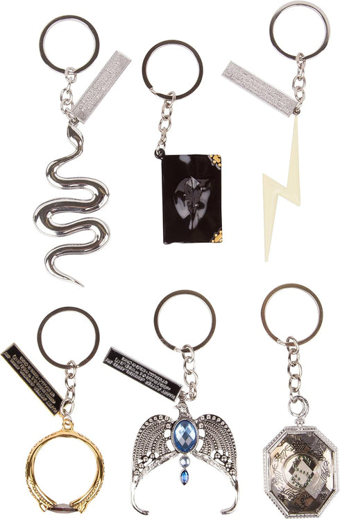 Harry Potter Collectible Key Chain Mystery Blind Box, Series 1 - Receive 1 of 12 Mystery Key Rings - Spells, Wands & Horcruxes - Gift for Kids and...