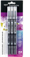 Tombow 66706 Dual Brush Pen Colorless Blender, 3-Pack. Colorless ink blends and softens colors...