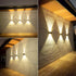 Solar Wall Lights Outdoor Up Down 3000K LED Lighting Waterproof with Adjustable Beam, Solar Wall Sconce Dusk to Dawn Lighting for Deck, Fence, Hou...