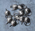 Ruwado 40 Pcs Metal Brad Fasteners with Pull Rings Large Paper Fasteners for DIY Art Crafting Project Drawer Decorative Scoreboard Kitchen Bathroo...
