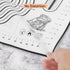 Silicone Pastry Mat, Baking Mat for Rolling Out Dough, 20''(W)28''(L), Dough Mat for Rolling, Black Fondant Mat...