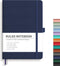 RETTACY Notebook Journal - A5 College Ruled Notebook with 192 Numbered Pages, Notebook for Work, School, Writing, 100 GSM Acid-Free Paper, Leather...