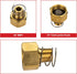 Simpson Cleaning 7100355 Replacement 3/4-Inch Female Garden Hose for Pressure Washer Pumps, 3/8-Inch MNPT, Gold...